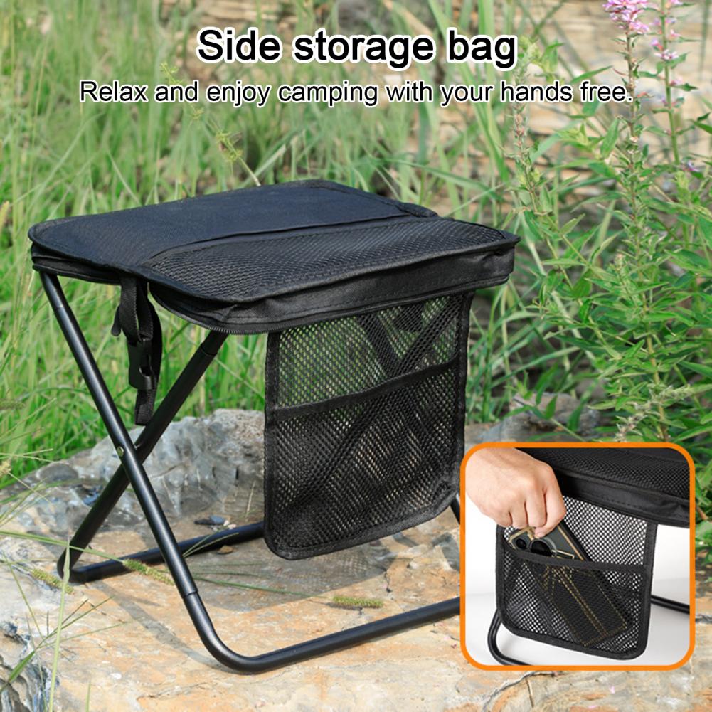 Fishing Backpack - Folding Stool with Carry Bag Portable