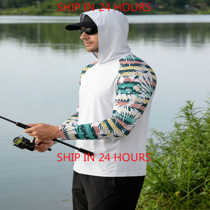 Fishing Hoodie - Fishing Shirts Long Sleeve Hoodie Summer