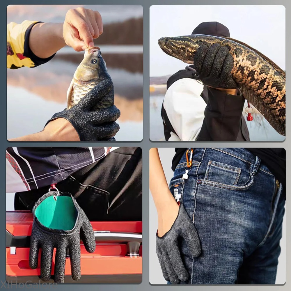 Heavy Duty Anti Slip Puncture  - Fishing Gloves reseña y precio