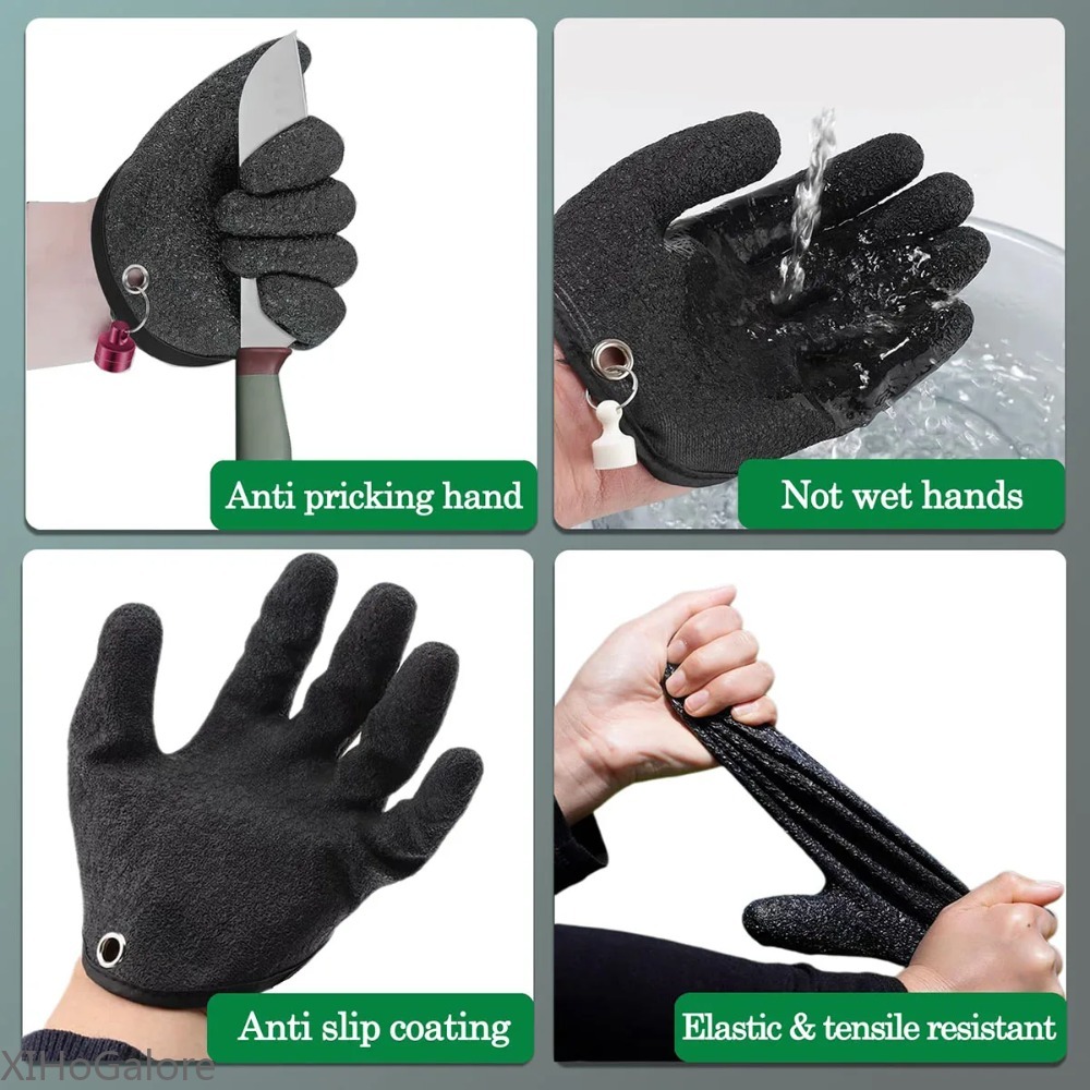 Heavy Duty Anti Slip Puncture  - Fishing Gloves reseña y precio