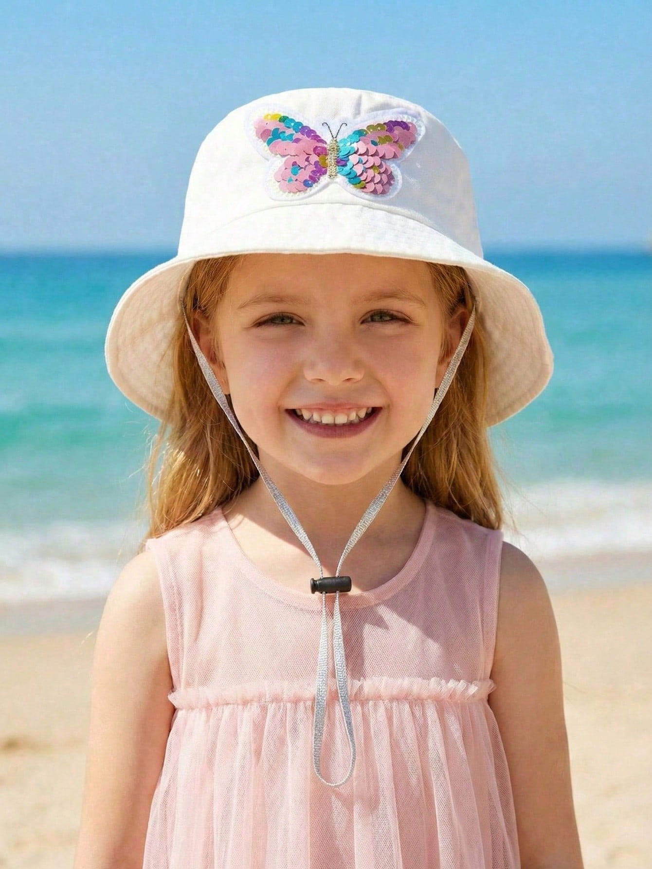 1pcs 3-8Y Girls Sequined Butte - Fishing Hat reseña y precio