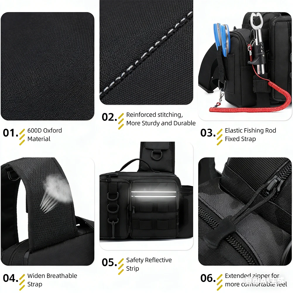 Fishing Backpack with Rod Hold - Fishing Backpack reseña y precio