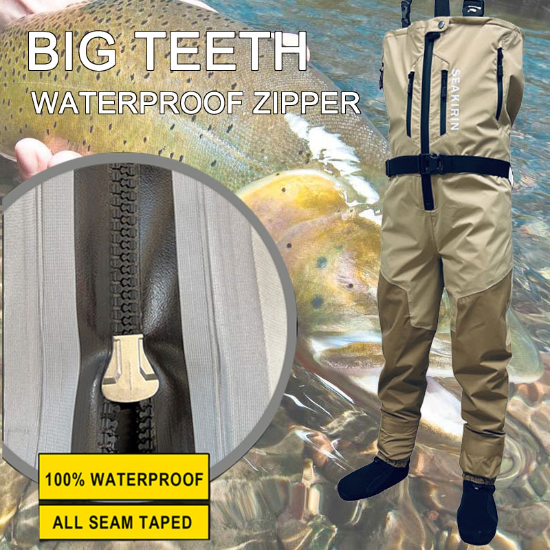 Zip-front Breathable Stout Che - Fishing Pants Waterproof reseña y precio
