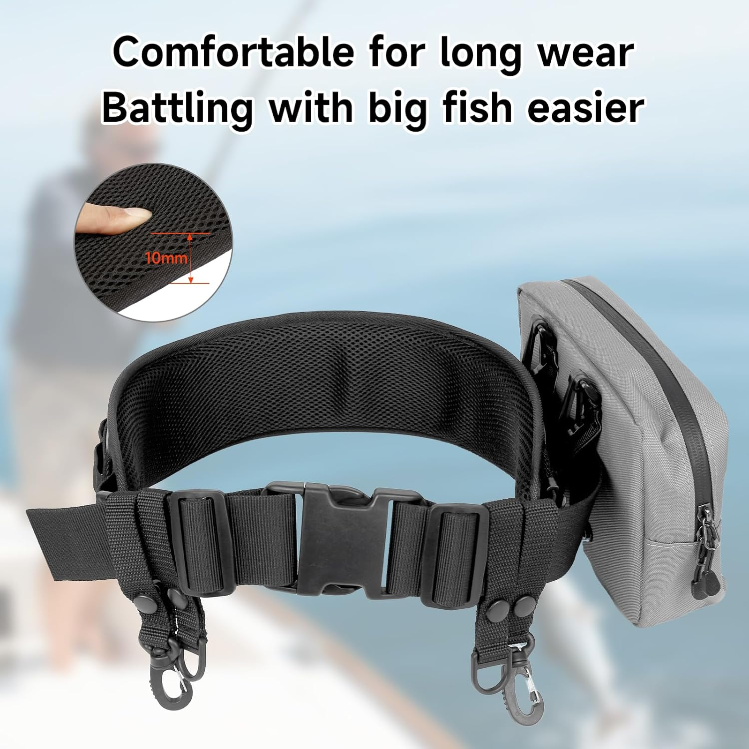 SANLIKE Fishing Belt Rod Holde - Fishing Belt reseña y precio