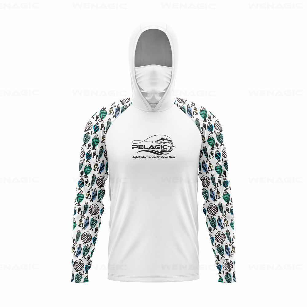 pelagic gear Men Hood Fishing  - Fishing Shirt Uv Protection reseña y precio