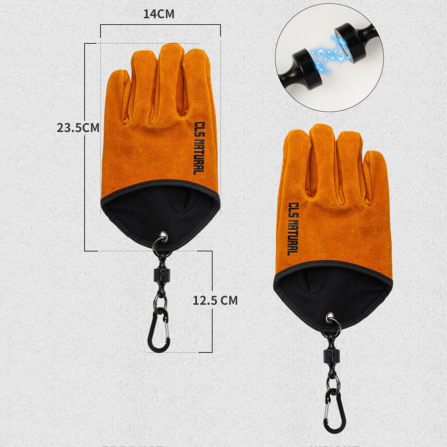 Heat Resistant BBQ Gloves Cowh - Fishing Gloves reseña y precio