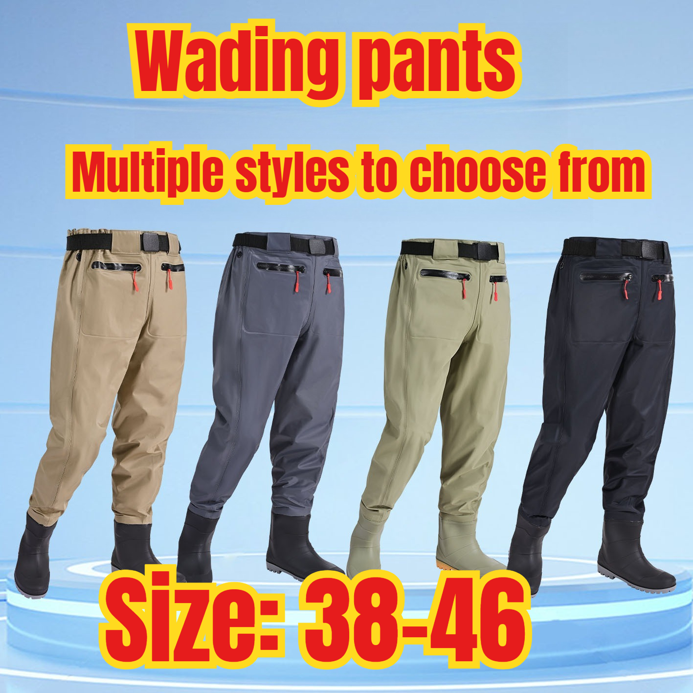Men's Waterproof Fishing Wadin - Fishing Pants Waterproof reseña y precio