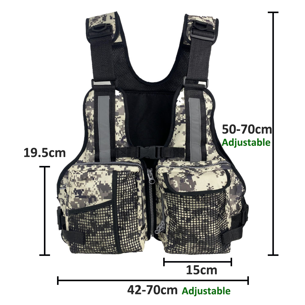 Outdoor Fishing Vest with Mult - Fishing Vest reseña y precio