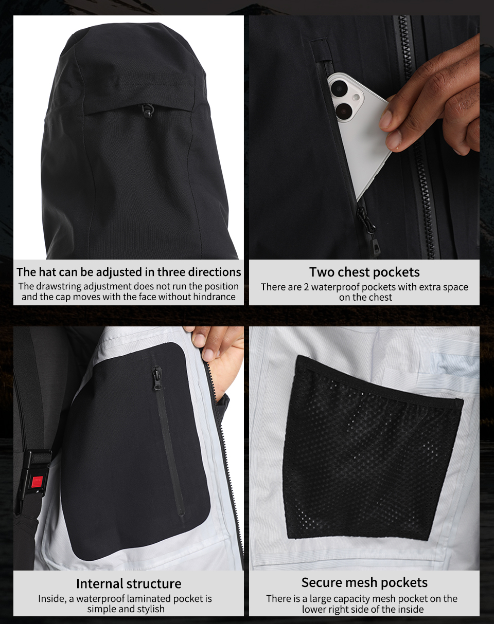 Men's Waterproof Sports Jacket - Fishing Jacket Waterproof reseña y precio