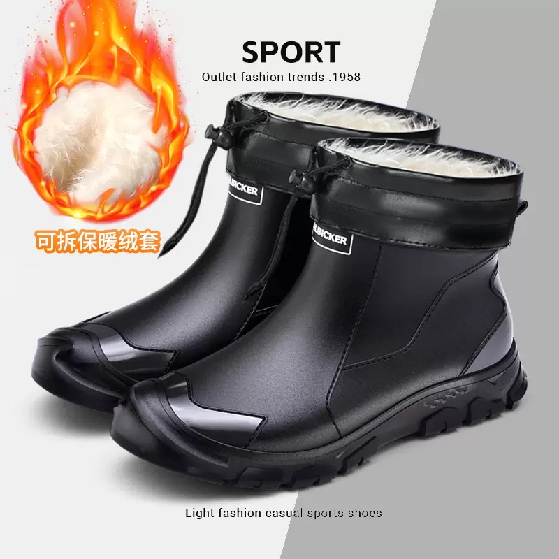 Waterproof Men's Rain Shoes Fa - Fishing Boots reseña y precio