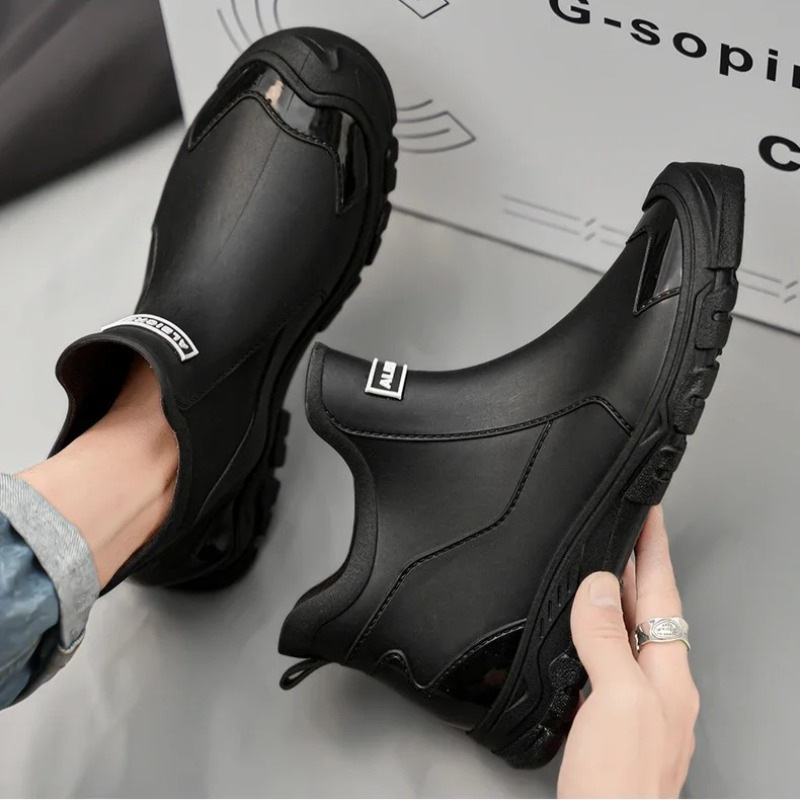 Waterproof Men's Rain Shoes Fa - Fishing Boots reseña y precio