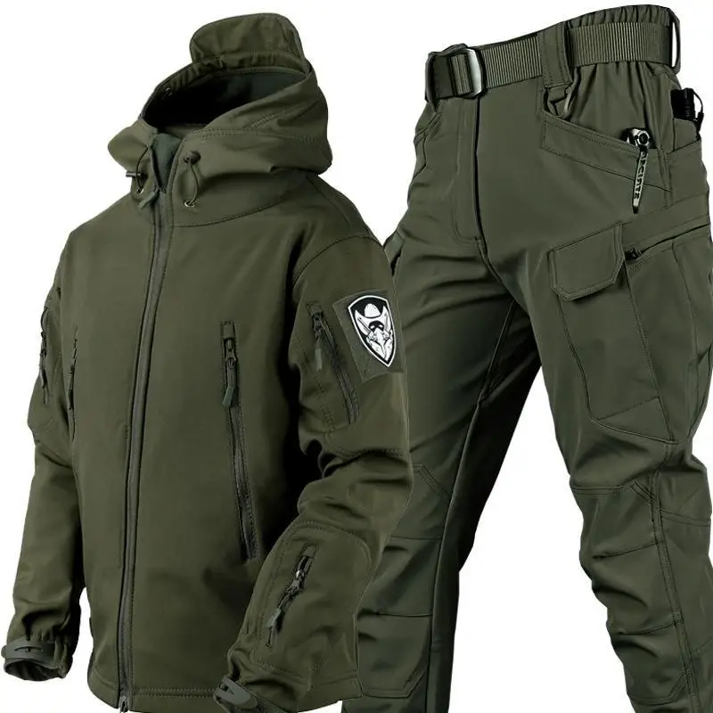 Winter Autumn Fleece Warm Wate - Fishing Jacket Waterproof reseña y precio