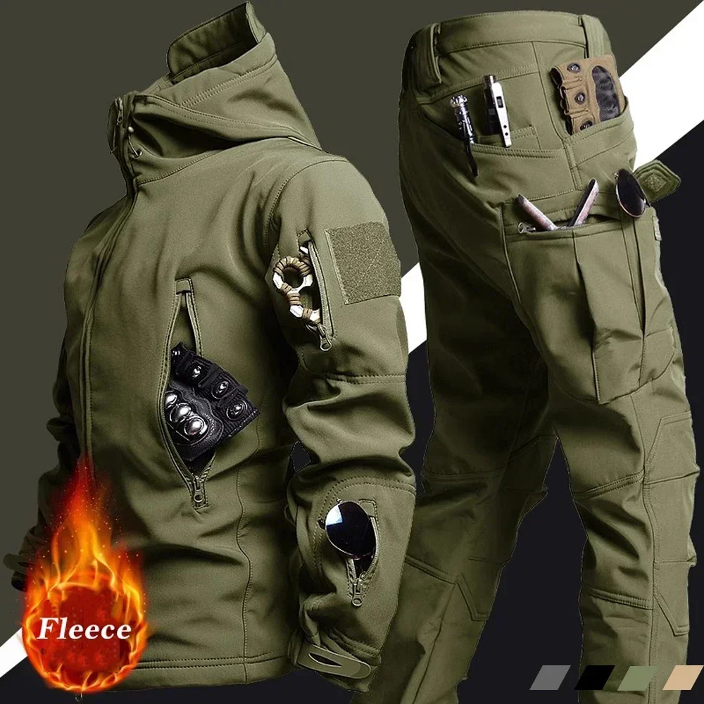 Winter Autumn Fleece Warm Wate - Fishing Jacket Waterproof reseña y precio