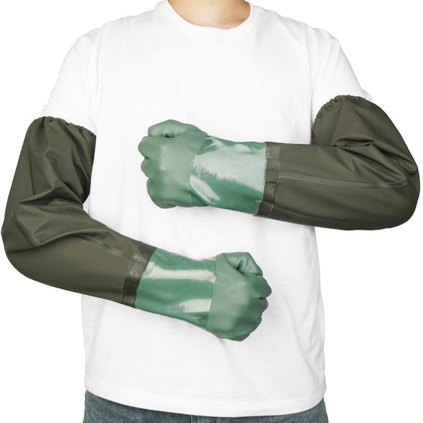 Waterproof Rubber Gloves Long  - Fishing Gloves reseña y precio
