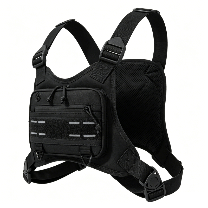 Tactical Front Chest Rig Bag V - Fishing Vest reseña y precio