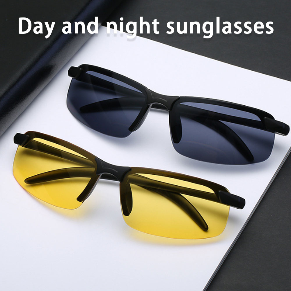 Rimless trendy Sunglasses man  - Fishing Sunglasses Polarized reseña y precio