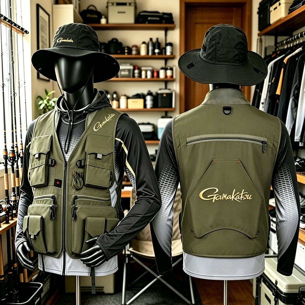 Gamakatsu Men Multi-Pocket Fis - Fishing Vest reseña y precio