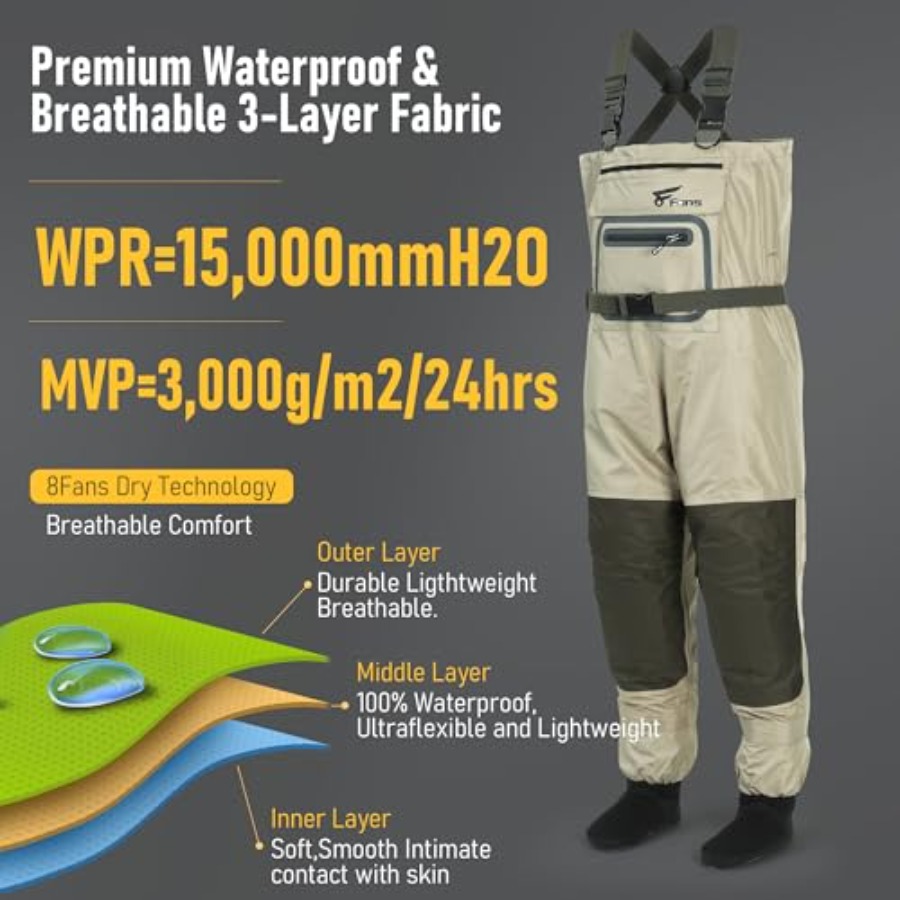 Fishing Chest Waders for Men a - Fishing Waders reseña y precio
