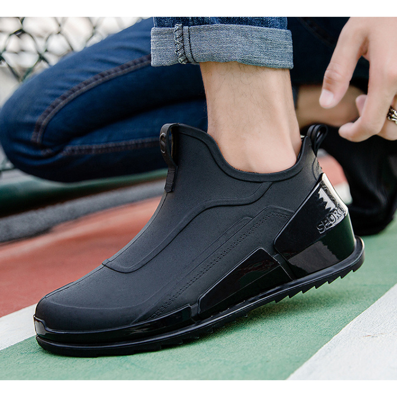 Summer men's short tube rain b - Fishing Boots reseña y precio