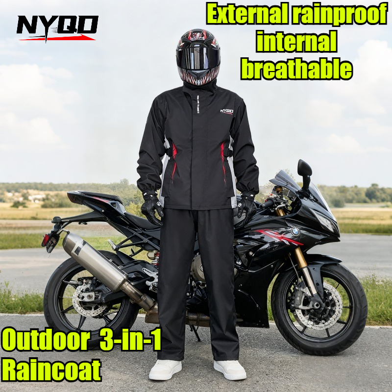 Motorcycle Raincoat Suit Men U - Fishing Jacket Waterproof reseña y precio