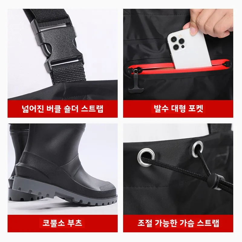 Waterproof Chest Waders with F - Fishing Pants Waterproof reseña y precio
