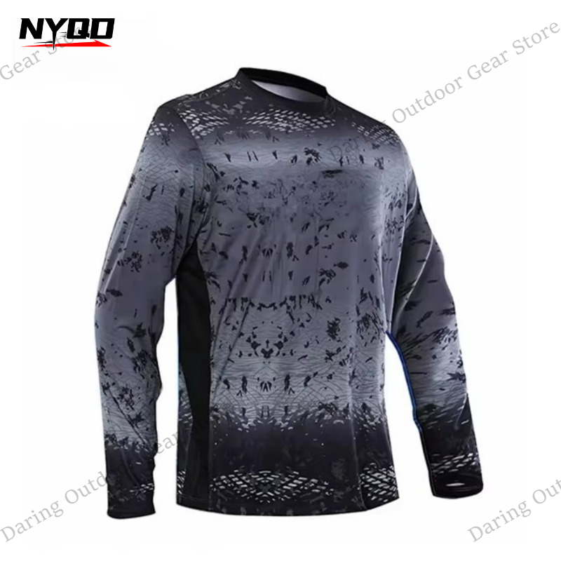 Men's Long Sleeve UPF 50+ Fish - Fishing Shirt Uv Protection reseña y precio