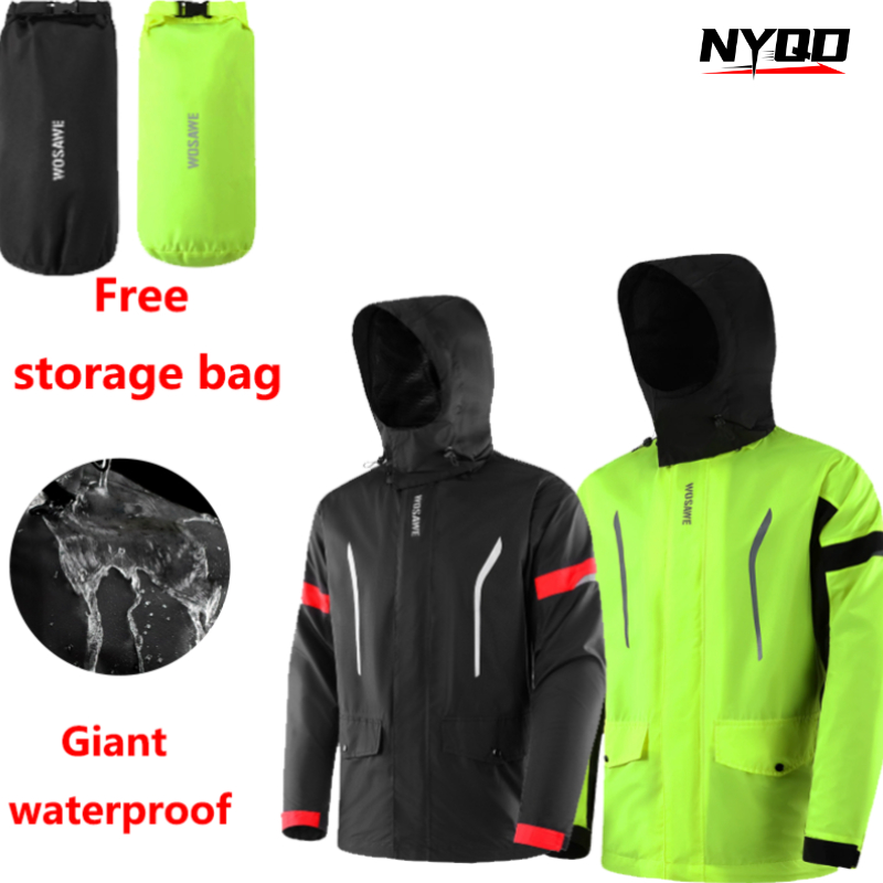 WOSAWE Motorcycle Raincoat Wat - Fishing Rain Suit reseña y precio