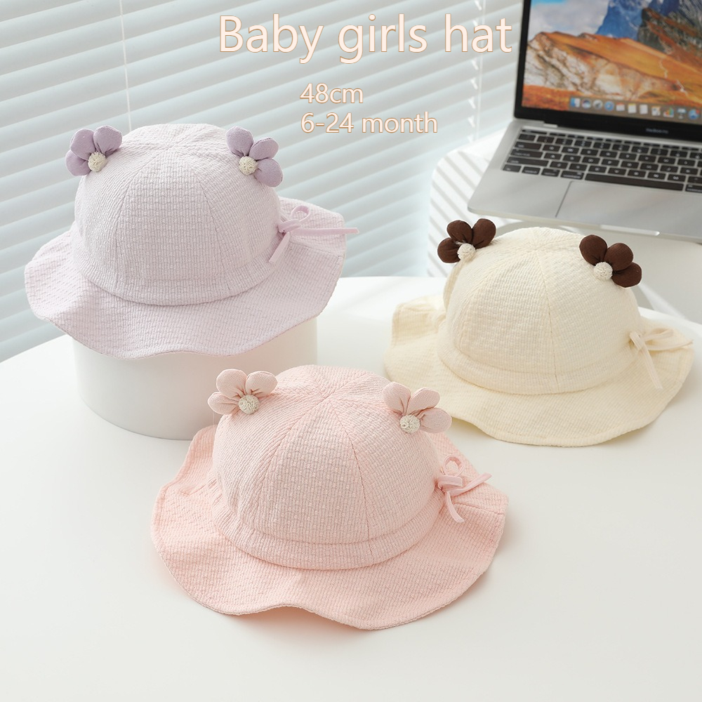 Baby Girls Sun Hat 48cm 6-24 M - Fishing Hat reseña y precio