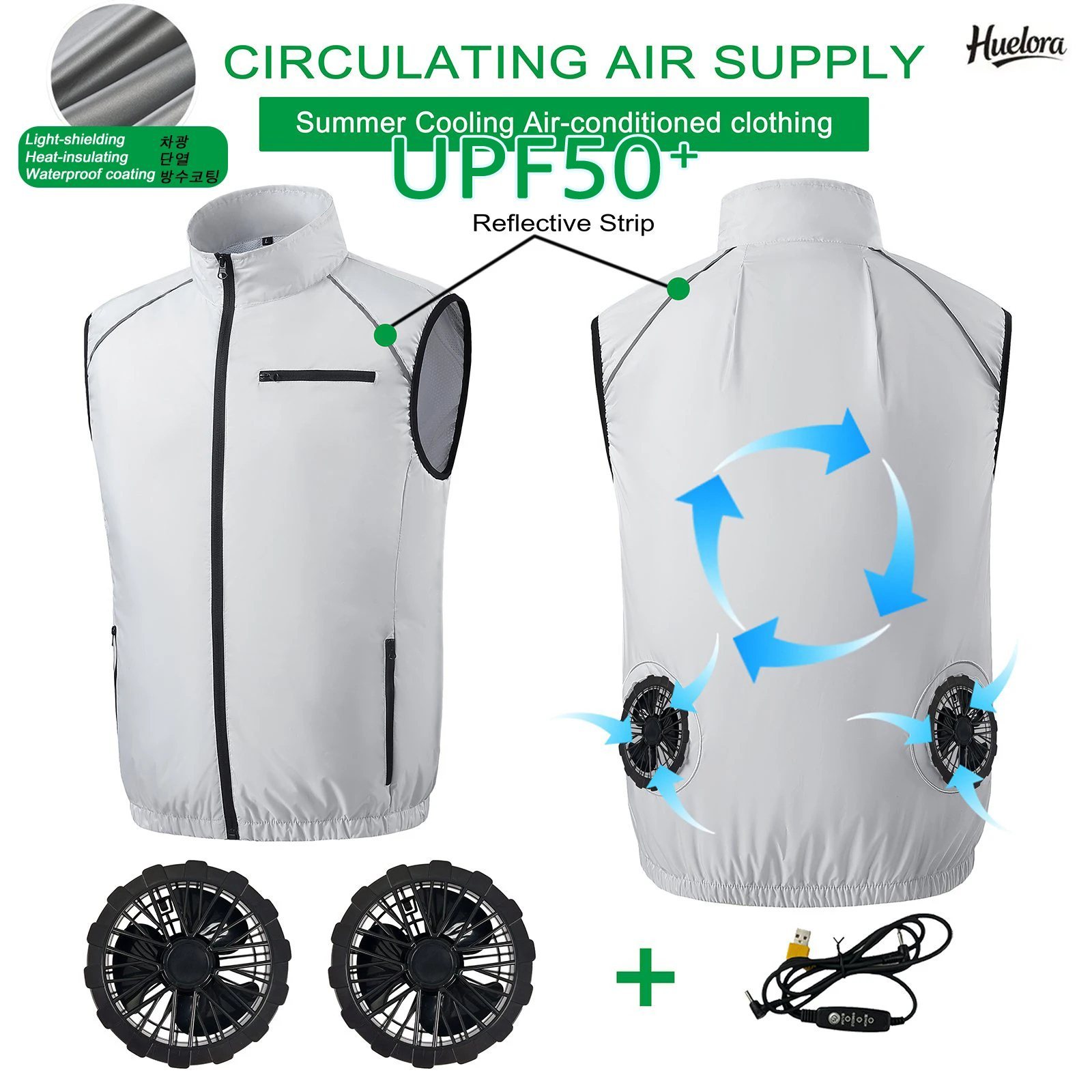 Summer Cool Vest Wearable Refr - Fishing Vest reseña y precio