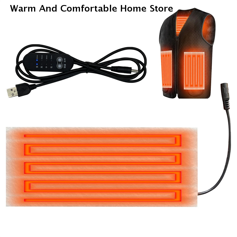 5V USB Warm Paste Pads Fast-He - Fishing Vest reseña y precio