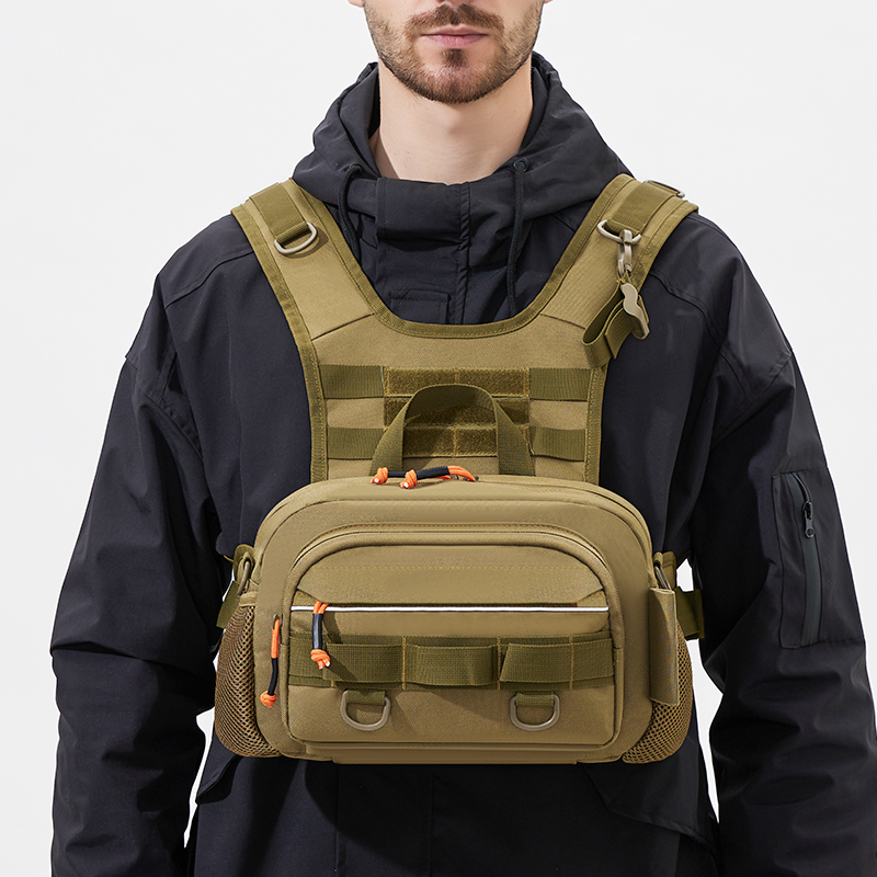 Men Chest Bag Tactical Fishing - Fishing Backpack reseña y precio