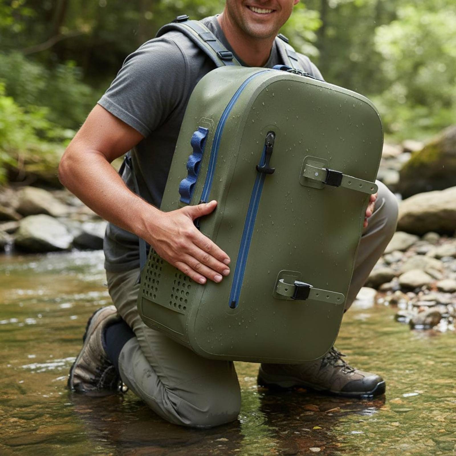 Rod Holder Backpack Breathable - Fishing Backpack reseña y precio