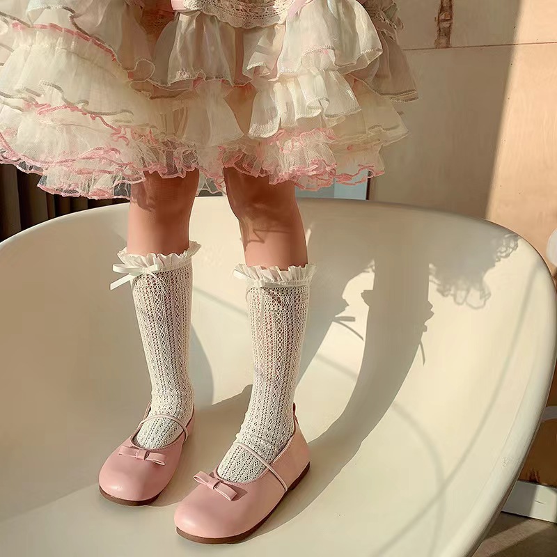 Girls Long Tube Lace Stockings - Fishing Socks reseña y precio