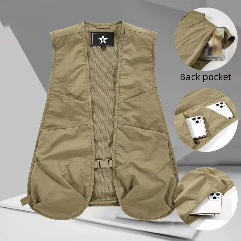 Lightweight Unisex Waistcoat V - Fishing Vest reseña y precio