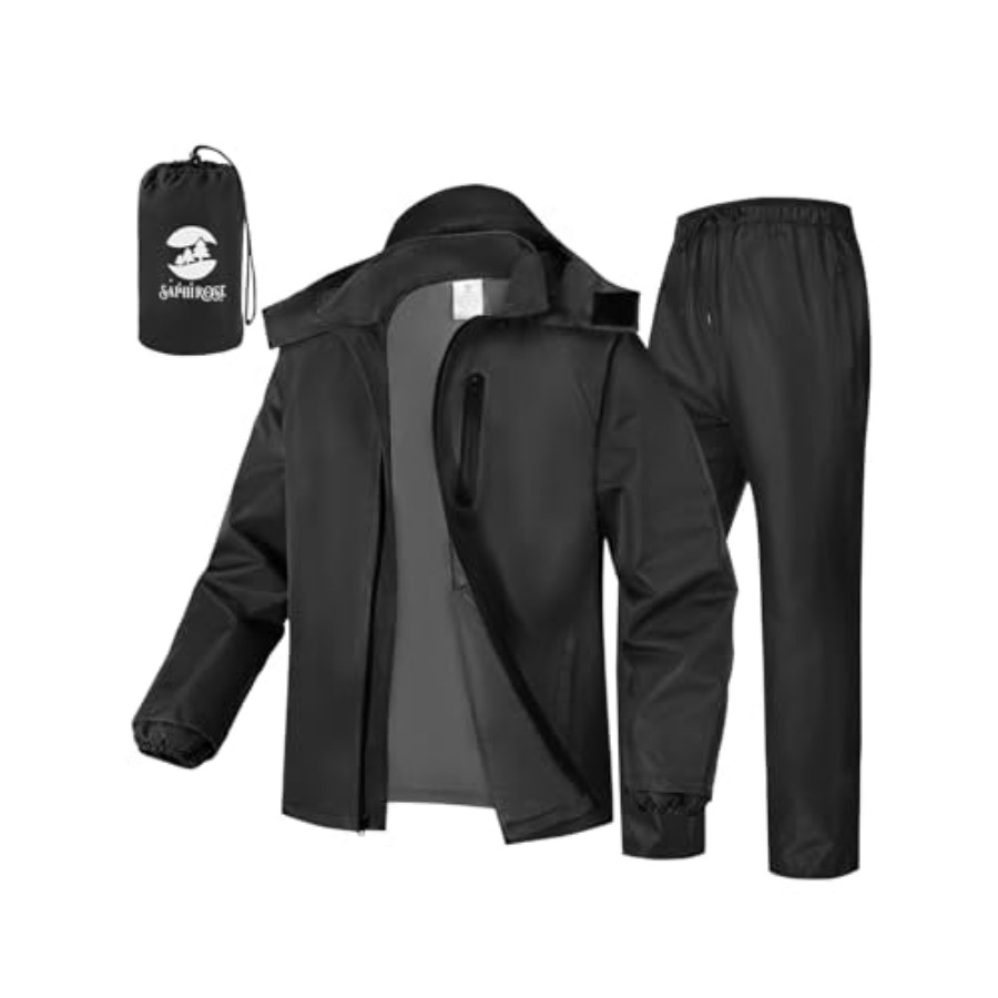 SaphiRose Men's Waterproof Rai - Fishing Rain Suit reseña y precio