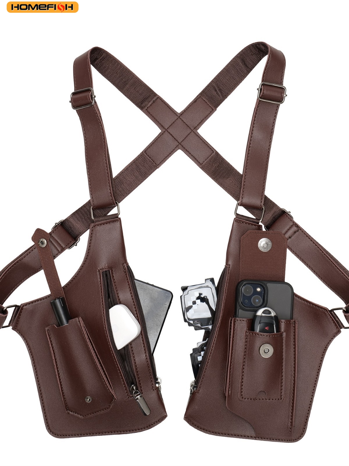 HOMEFISH Double Shoulder Strap - Fishing Belt reseña y precio